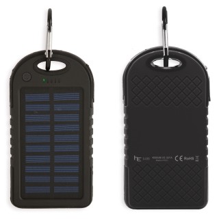 Batería externa solar para dos dispositivos personalizada